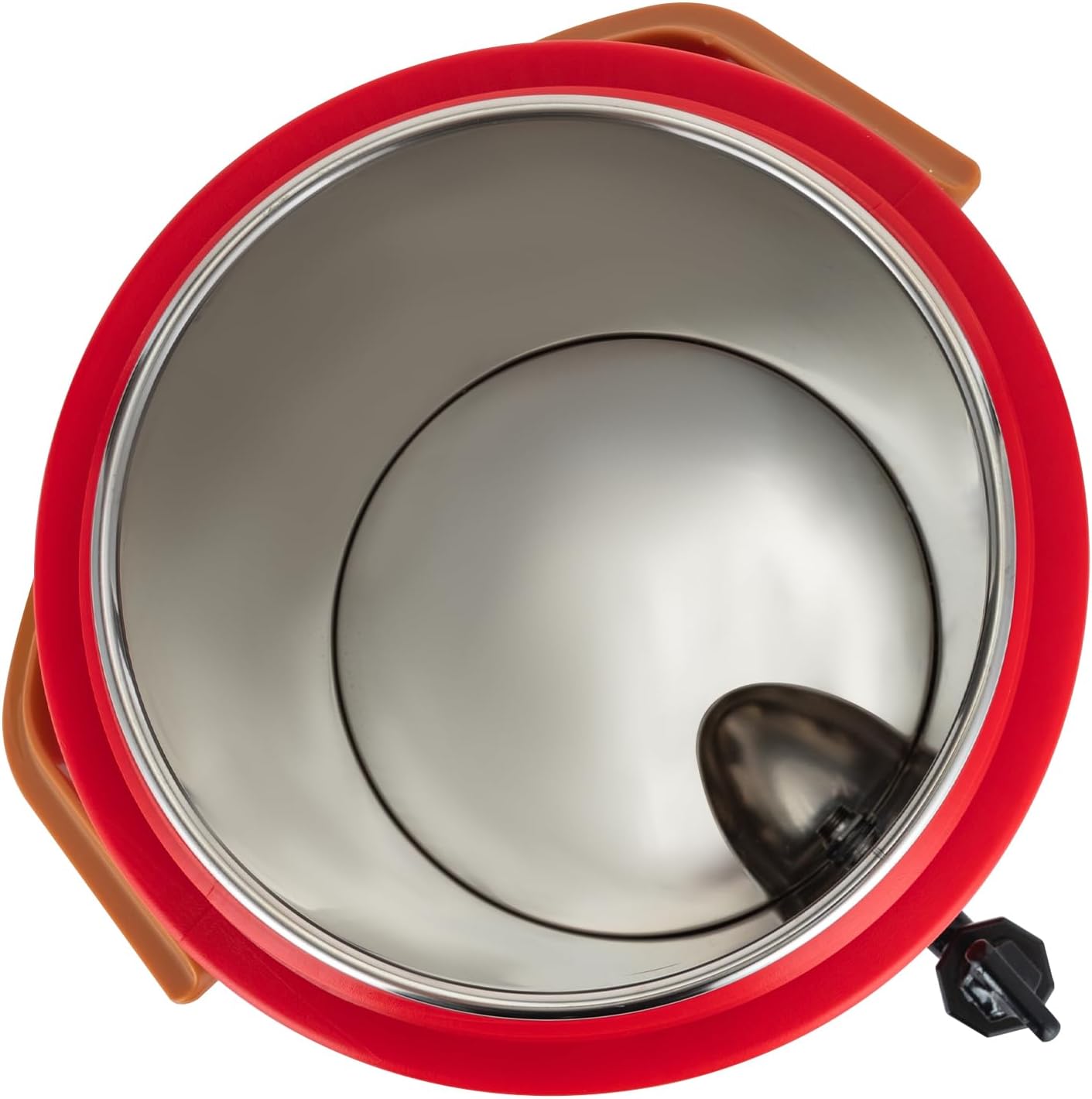 Stainless Steel Insulated Beverage Dispenser, 13L/3.4Gal Thermal Hot and Cold Drink Dispenser with Spigot for Tea Coffee Milk Water Juice (Red)