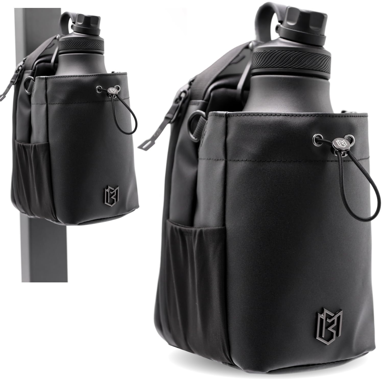 Magnetic Bottle Bag Sling Bag for Men and Women | Gym Bag for Gym, Travel, Work, and Sports | Keep Your Items off the Dirty Gym Floor With Magnetic Attachment (Green)